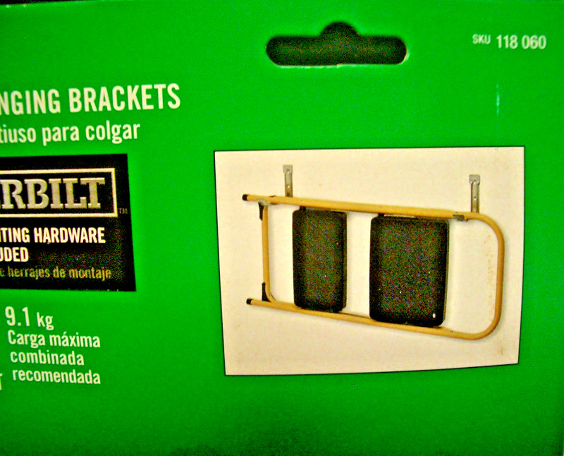Everbilt Utility Hanging Brackets - 20 LB - 118 060 - 2 brackets/4 screws - New gallery