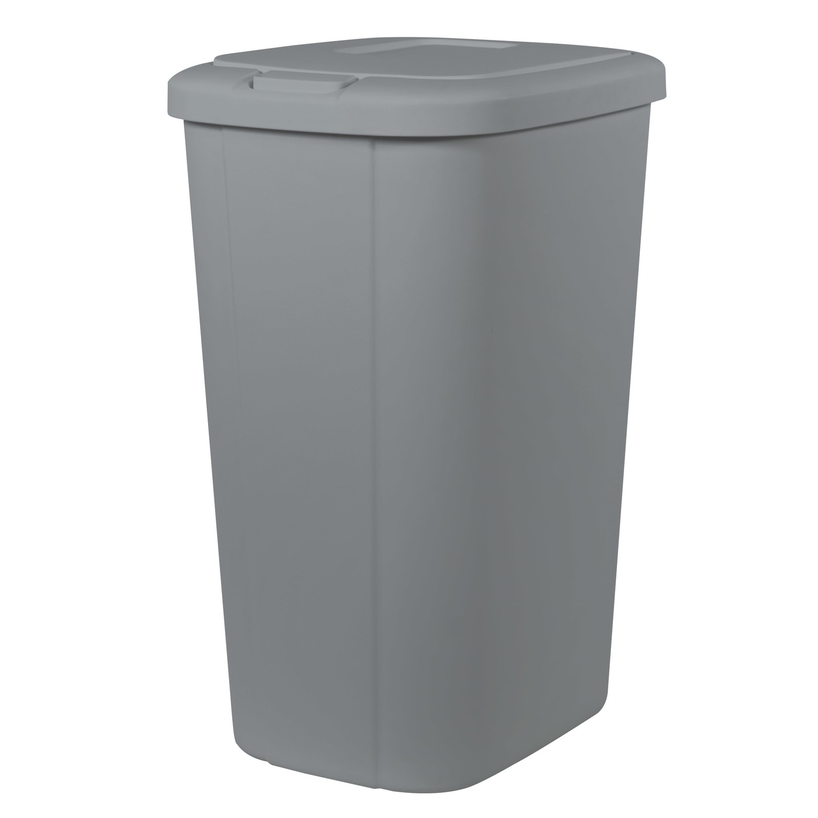 Kitchen Trash Can, 13.3 Gallon Plastic Touch Top Garbage Bin with Push Button Li gallery