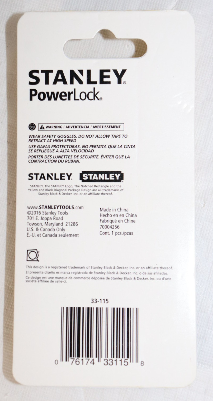 Stanley 33-115 PowerLock 10 ft Pocket Tape Measure Measuring Tape New gallery