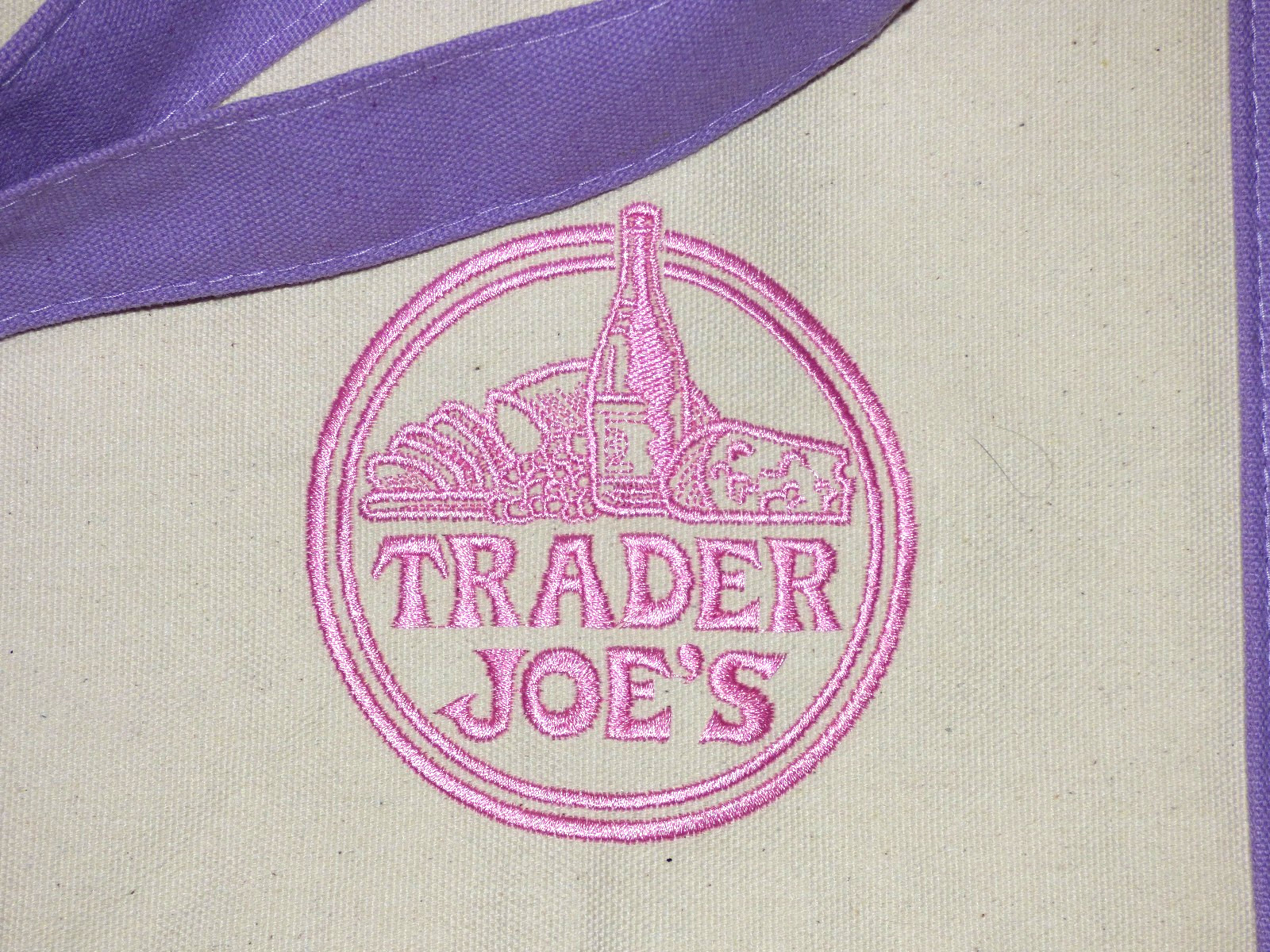 Trader Joe's - LARGE Canvas Tote Bag - Lavender - Spring 2026 - Limited Edition gallery