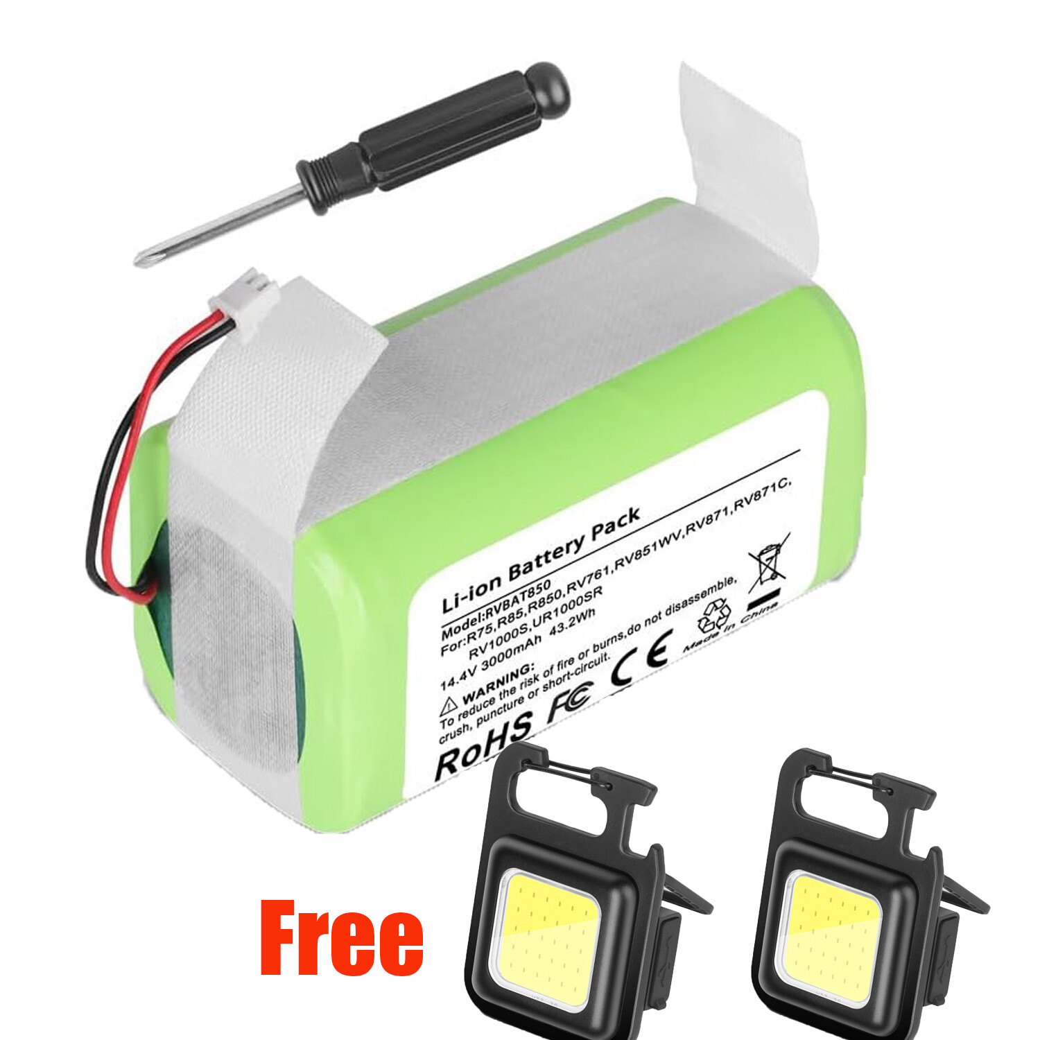 New Battery For Shark Vacuum RV1001AE UR1005AE RV1101ARUS UR1105ARUS RVBAT850 gallery