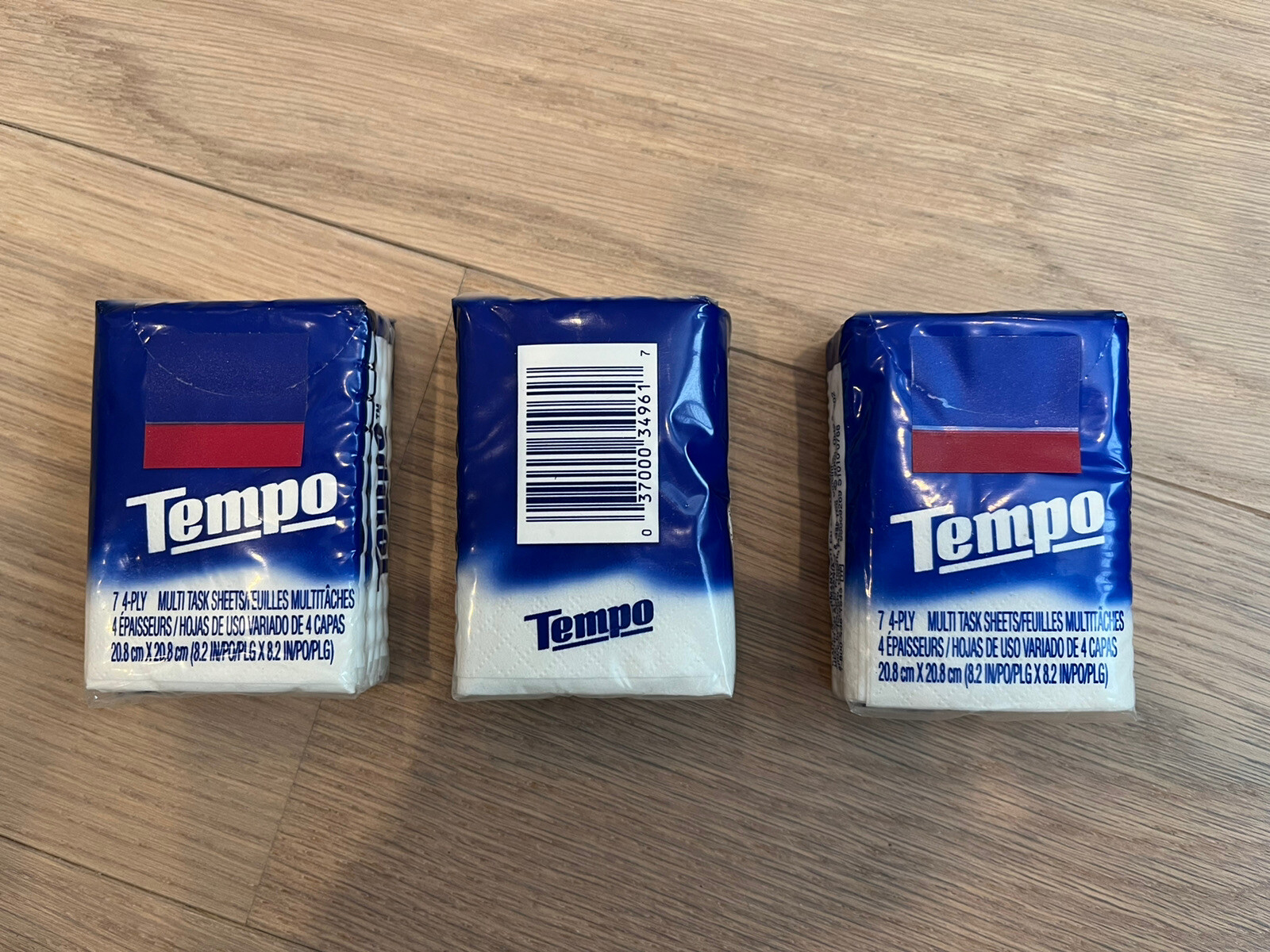 95 PACKS GENUINE TEMPO POCKET POCKETS PURSE SIZE TISSUE + FREE FAST SHIPPING gallery