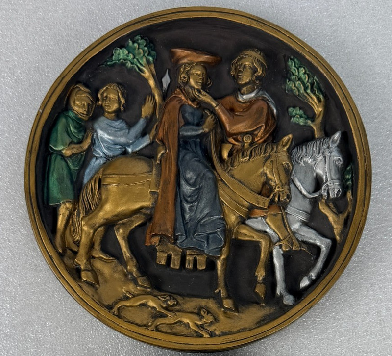 Marcus Designs The Courtship & The Castle of Love-Clay 3D Medieval Plaques gallery