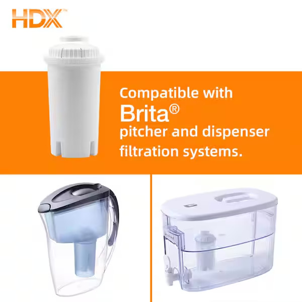 Water Pitcher Replacement Filter Cartridge Universal Fits Brita 8-Pack Filters gallery