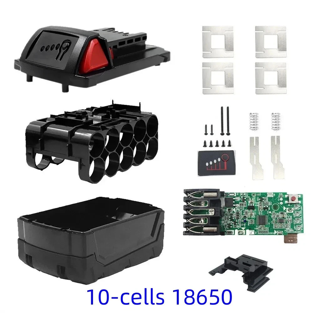 Replacement Battery Case DIY Repair Kit for Milwaukee M18 18V XC6.0Ah gallery