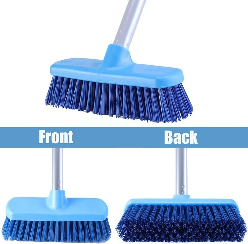 Adjustable Long Handle Deck Brush – Perfect for Tough Dirt and Stains gallery