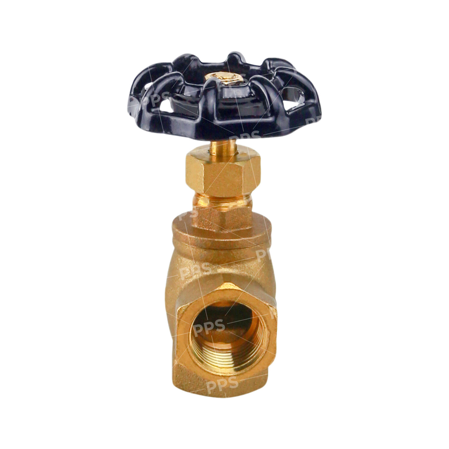 Midline Globe Style Angle Stop Valve Lead Free FIP Connections Brass 1/2in-3/4in gallery