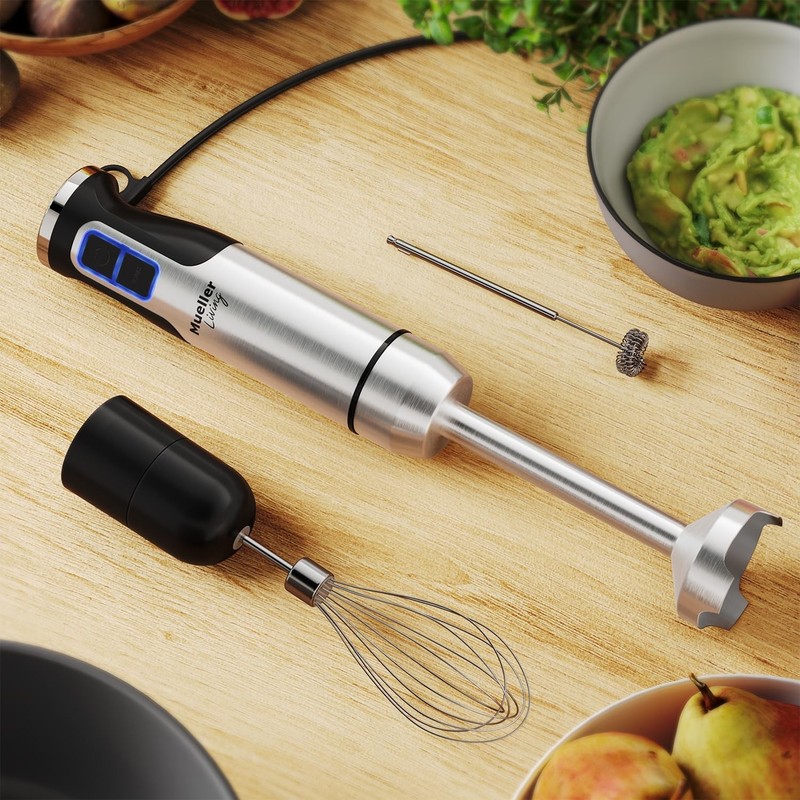Mueller 500 Watt 9-Speed Immersion Multi-Purpose Stick Hand Blender Heavy Duty gallery