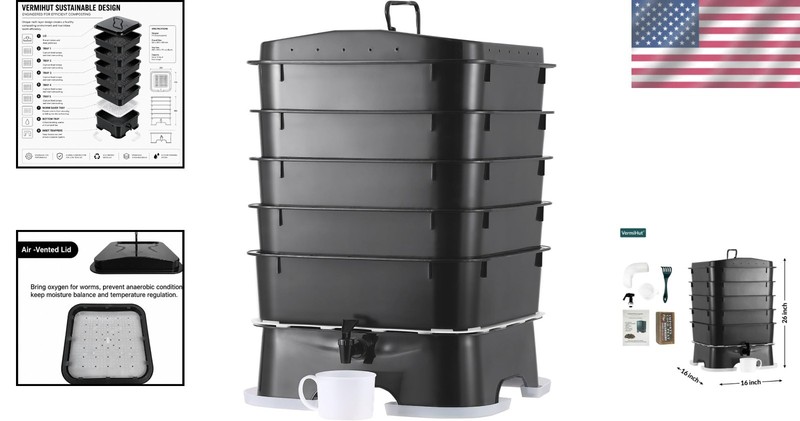 The Plus - High-Efficiency Worm Composting System gallery