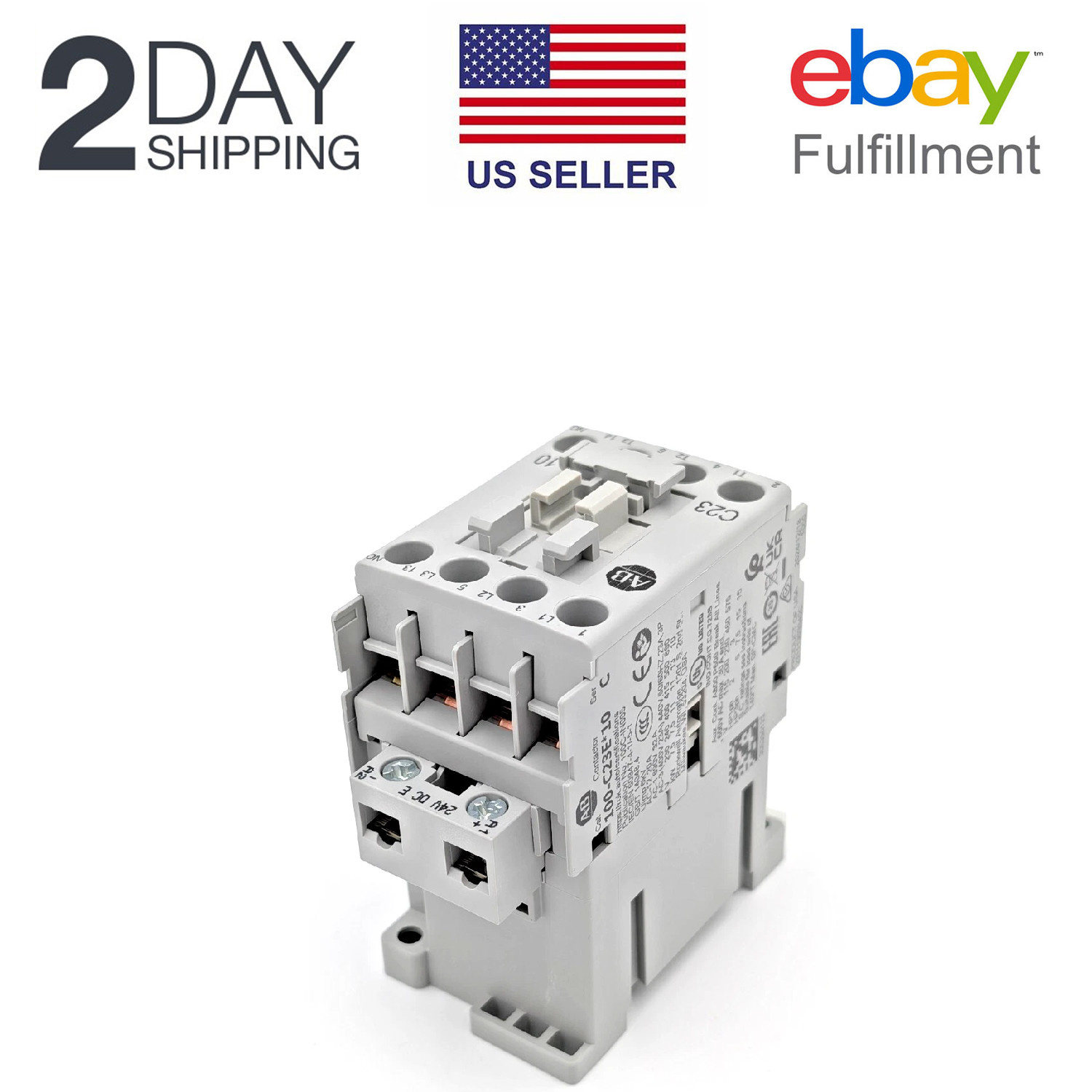 Allen Bradley 100-C23EJ10 Contactor 24VDC 23A New US STOCK EBAY FULFILMENT gallery