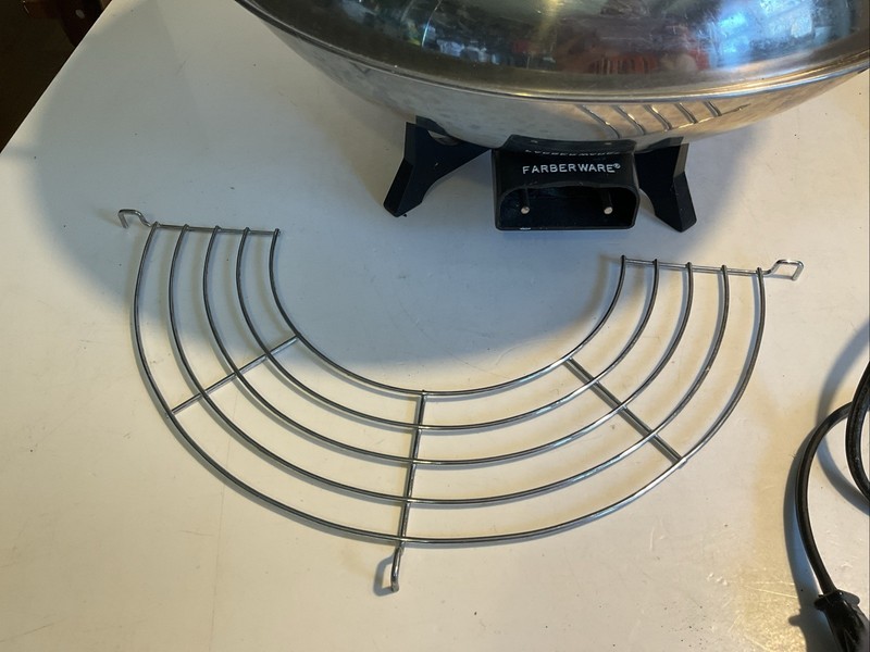 Vintage Farberware Electric Wok Model #303 With Rack Power Cord gallery