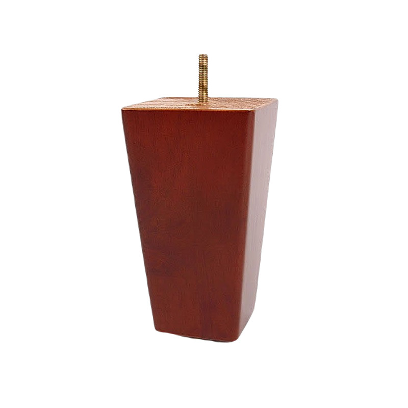 Original Leg Daddy 6" Medium Finish Square Tapered Wooden Sofa Leg, 4 Count gallery