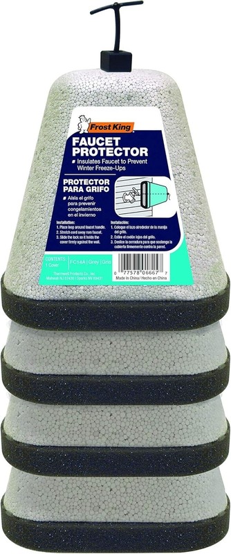 4-Pack Waterproof Foam Faucet Covers - Essential Winter Protection for Outdoors gallery