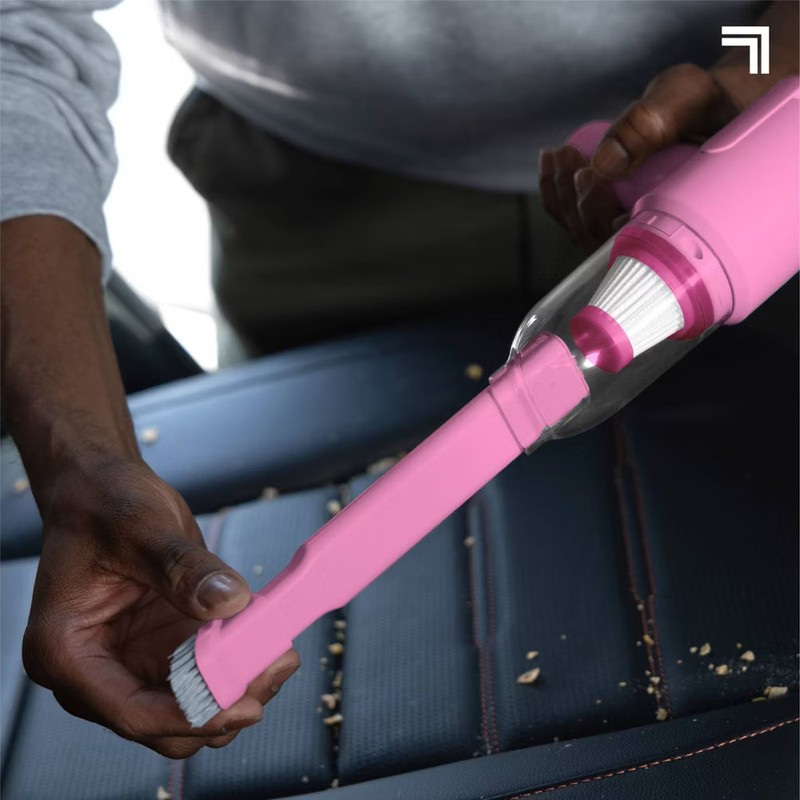 Sharper Image Cordless Handheld Vacuum and Blower Pink gallery