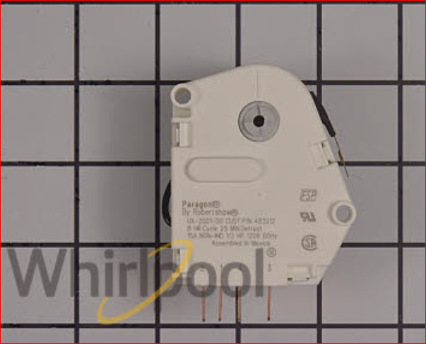 New Genuine OEM Whirlpool Refrigerator Defrost Timer W10822278 gallery
