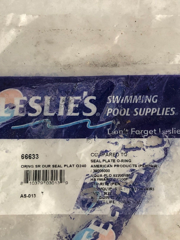 Pool Filter O-Ring Compatible w Hayward Leslie's Pool Supplies 66633 New gallery