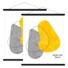HEART ART Magnetic Poster Hanger Frame,20x30,20x24,20x28 20inch-2P, Black gallery