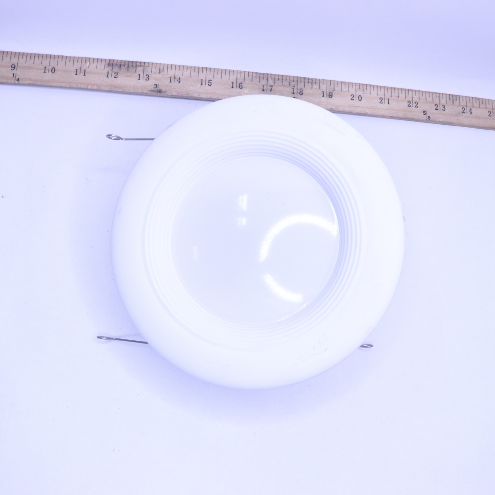 Ecosmart Retrofit Integrated LED Recessed Baffle Trim Matte White 6" gallery