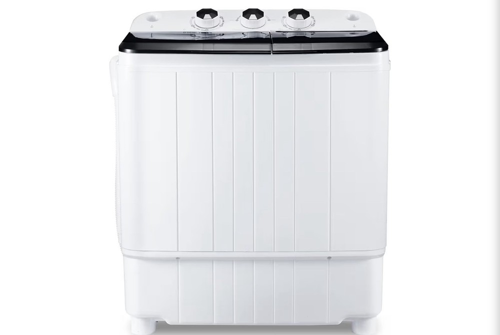 White Compact Portable Washer