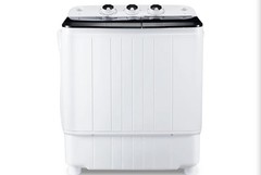 White Compact Portable Washer
