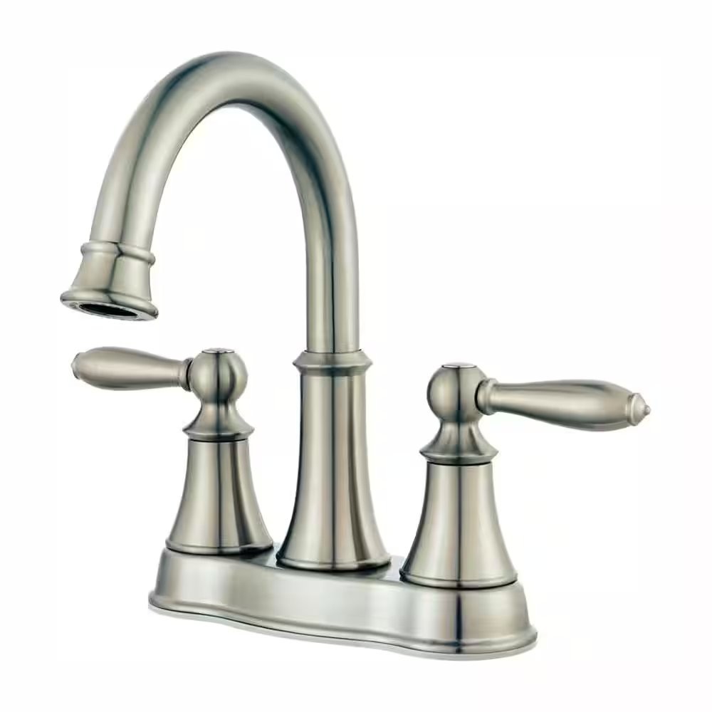 Courant 4 in. Centerset 2-Handle Bathroom Faucet in Brushed Nickel gallery