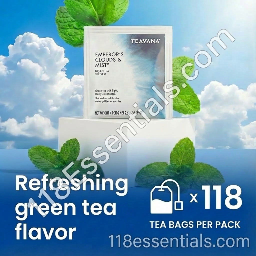 Starbucks Teavana Tea Emperors Clouds And Mist Green,Pack Of 118 Sachets Exp2027 gallery