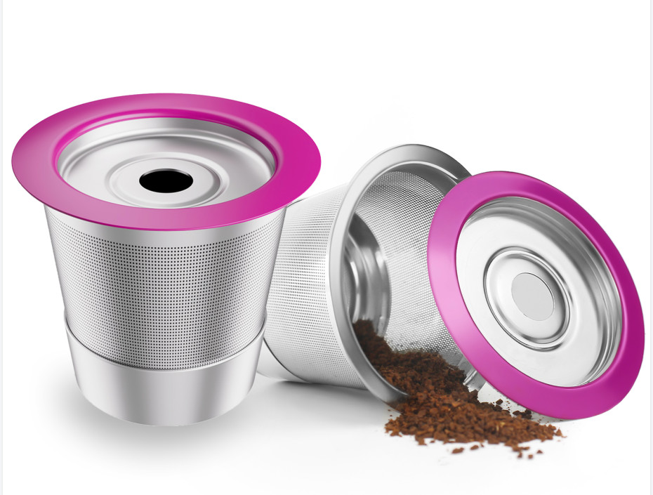 2-Pk Stainless Steel Reusable K Cup Coffee Filters for Keurig 1.0 & 2.0 or Other gallery