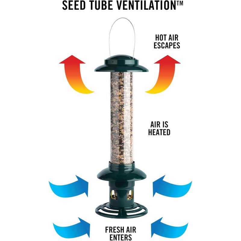 Brome Squirrel Buster Evolution Bird Feeder with Double Cardinal Ring gallery