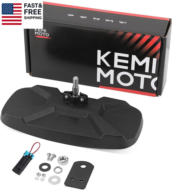 UTV Rear View Mirror Compatible with Polaris Ranger 500 570 900 XP 1000 Xp/Crew gallery