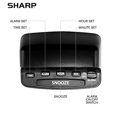Super Extremely Extra Loud Alarm Clock for Very Heavy Sleeper Battery Backup NEW gallery