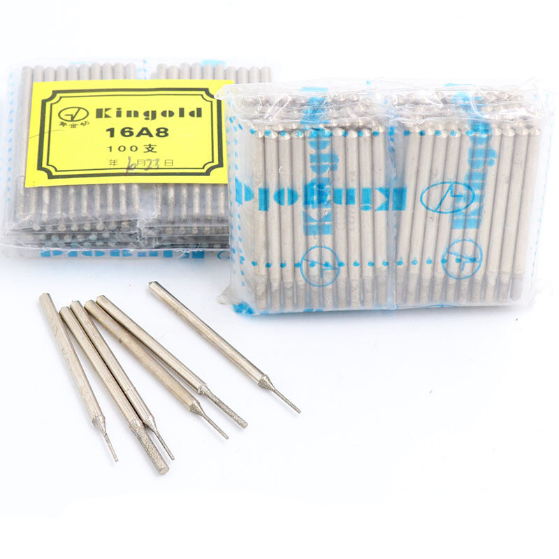 Diamond Punch Needle Drill Bit Grinding Head Grinder Jewelry Jade 0.4-1.8mm gallery