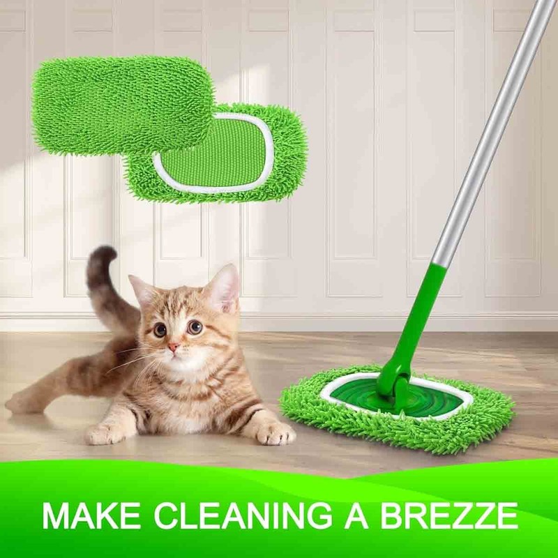 Washable Reusable Chenille Microfiber Mop Refills Floor cleaning cloth gallery