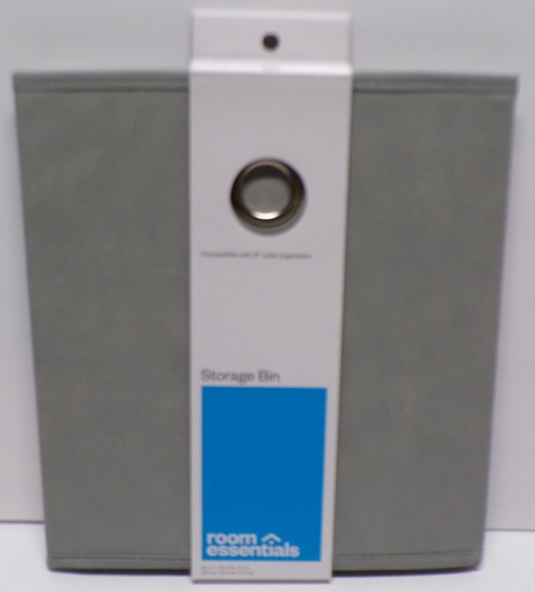 Room Essentials 11" Cube Organizer Storage Bin 10 1/2" L x 10 1/2" W x 11" H gallery