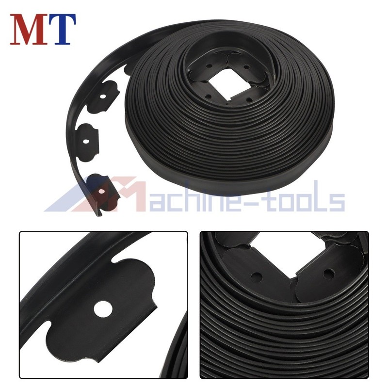 60FT Easy Flex L-Shaped No-Dig Landscape Edging 1.5" With 24 Anchoring Spikes gallery