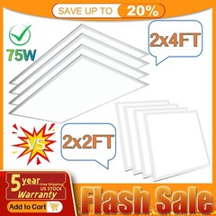 2×2 Led Flat Panel Light – 45W 5400LM LED Drop Ceiling Lights Fixture – 2X4 75W