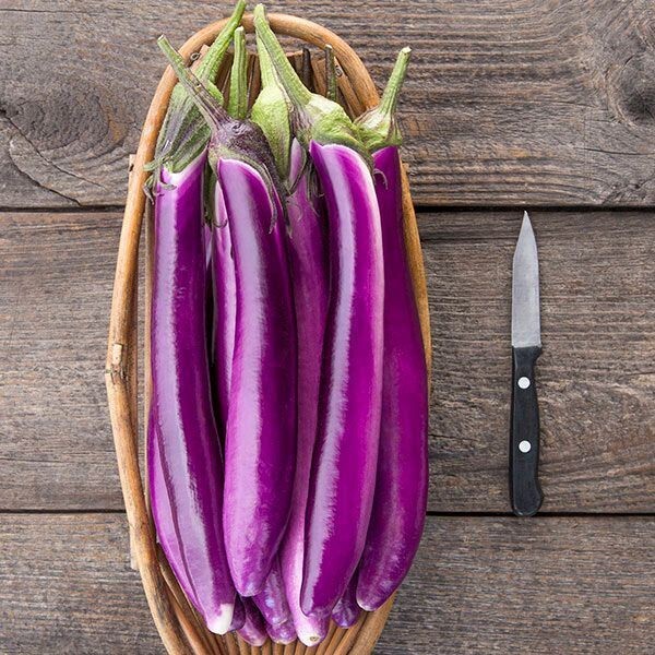 150 LONG PURPLE EGGPLANT SEEDS ~ 2026 ~ heirloomseedguy ~ USA gallery