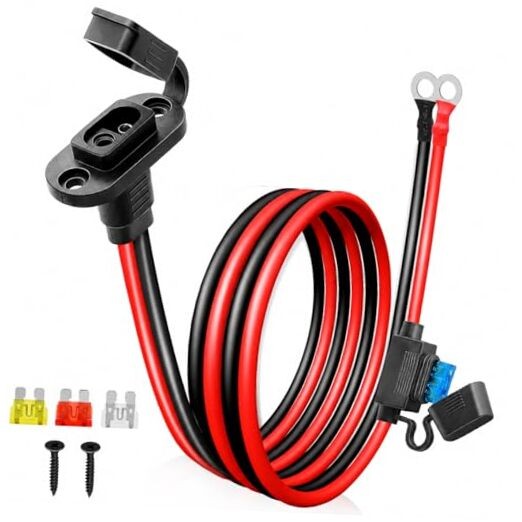 SAE to O Ring Connector 10AWG - Quick Connect - Waterproof - 1FT gallery