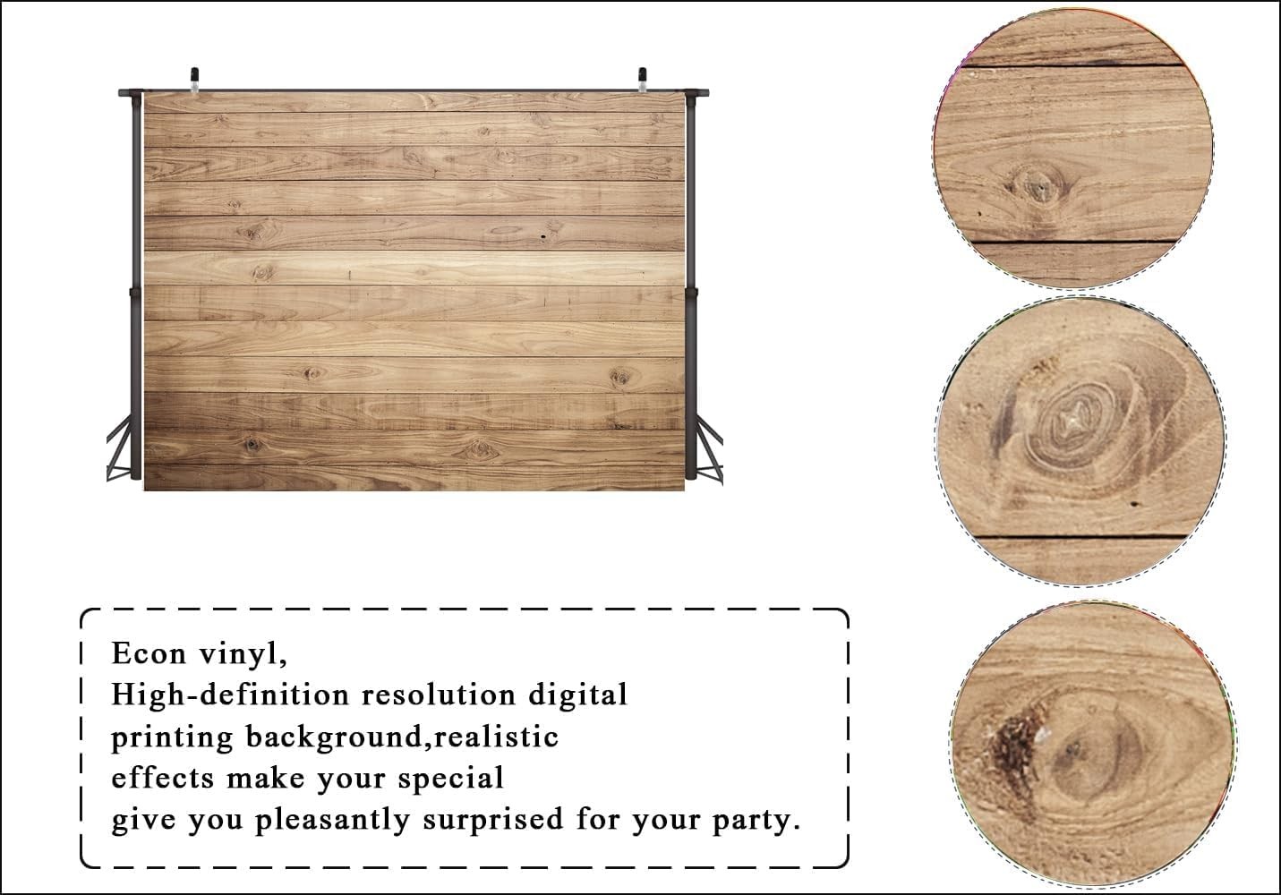 7x5ft Wood Photography Backdrop Rustic Wooden Floor Newborn Baby Photo Studio Pr gallery