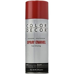 True Value CDS19-AER Bright Red Interior Exterior Gloss Enamel, 10-Ounce