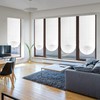 Pleated Window Shades,Temporary Blinds 24"W x 59"H, White-1 Pack gallery