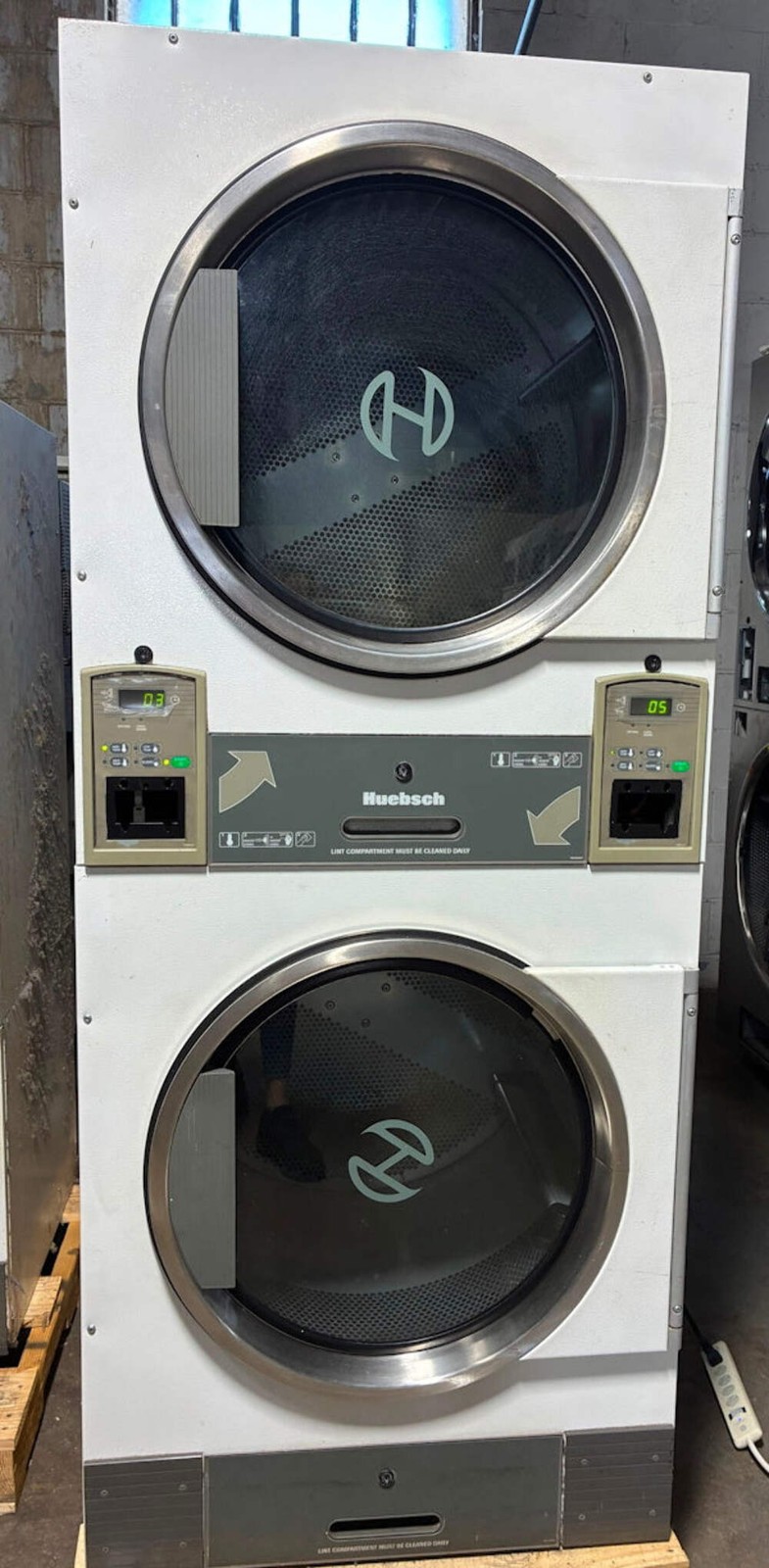 Huebsch 30Lb Stack Dryer HTT30N Gas 120V 60Hz White CardRe OPL [Used] gallery