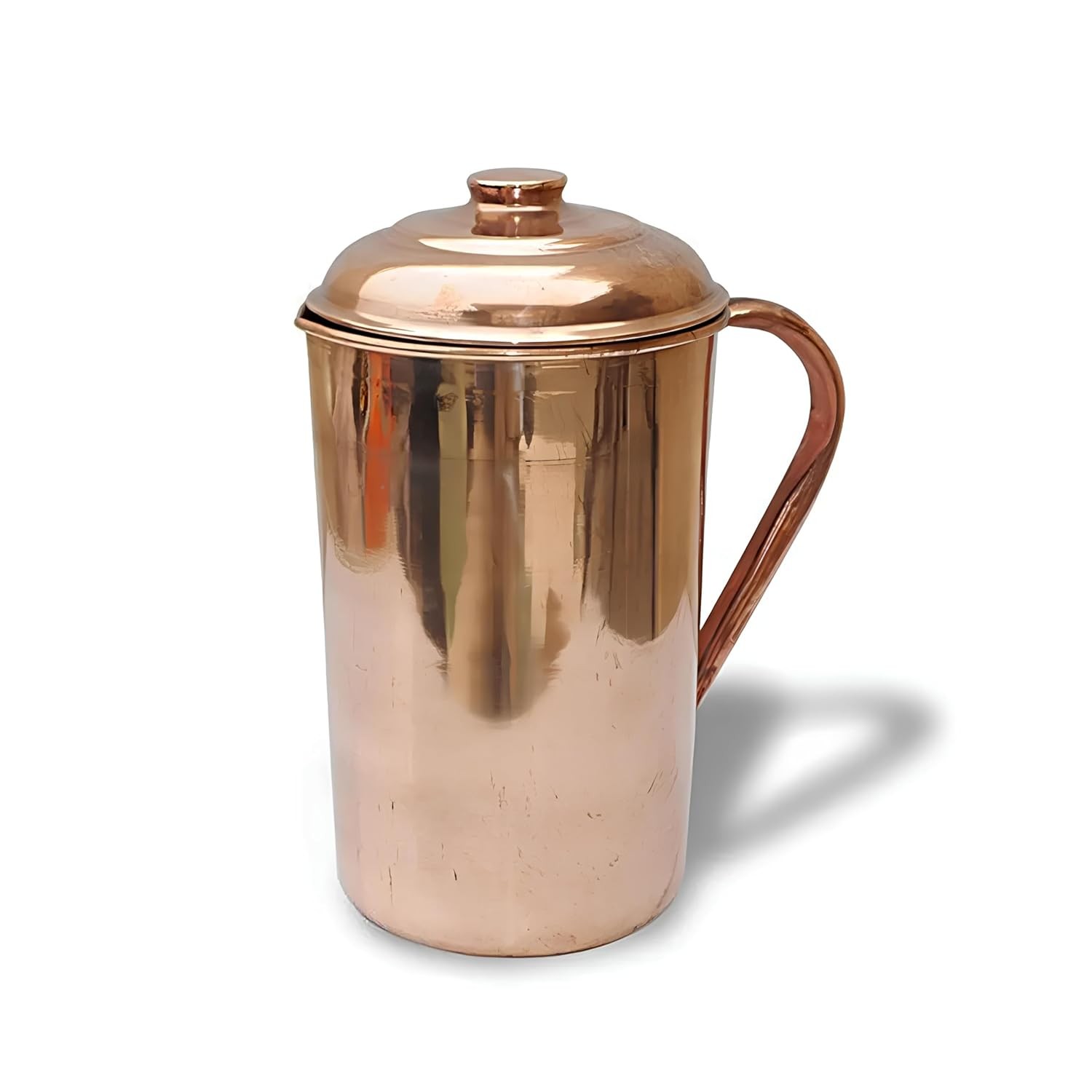 Pure Copper Pitcher Jug Hand Made 2 Litre| Ayurvedic Health Benefits gallery