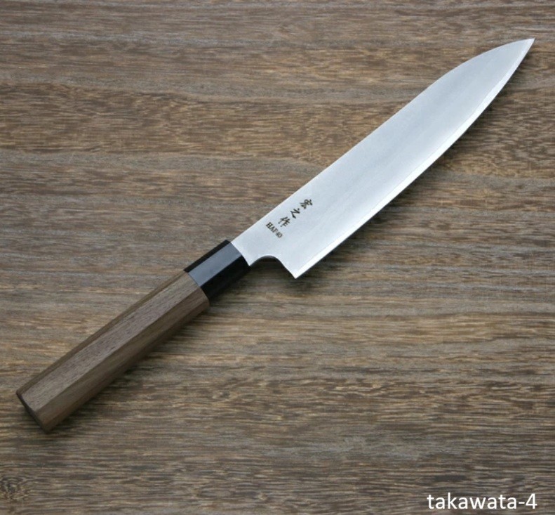 Japanese HAP40 Gyuto Knife 210mm Walnut Handle HRC65 Made in Japan 4573200714856 gallery