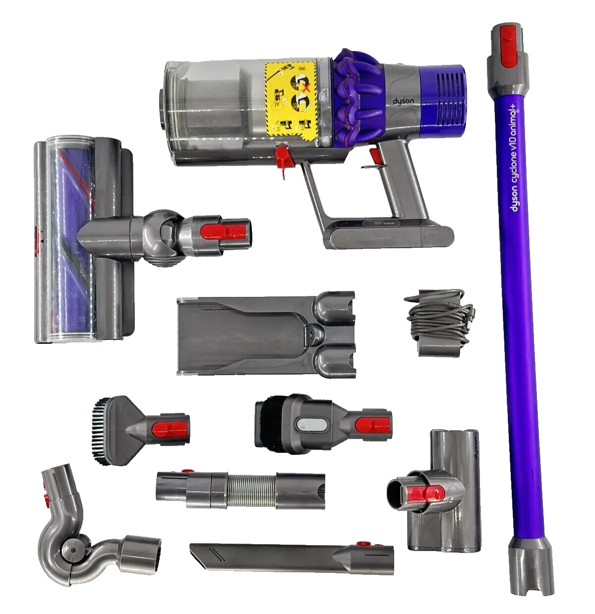 Dyson V10 Animal+ Cordless Stick Vacuum Cleaner with 8 attachments gallery