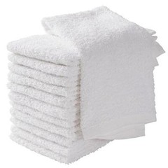 Bar Mop Towels White Cotton Kitchen Cleaning Towel Restaurant 16×19 Pack of 24.
