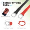 2 PCS 8 AWG Battery Cable, 2FT with 5/16" SC Terminals, Red Black gallery