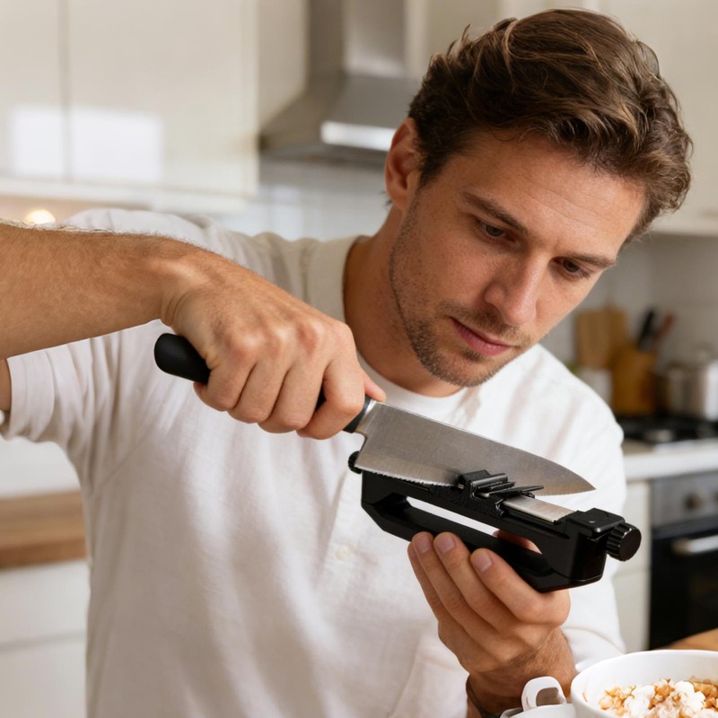 Portable Handheld Angle Guided Knife Sharpener - Precision Edge Tool gallery