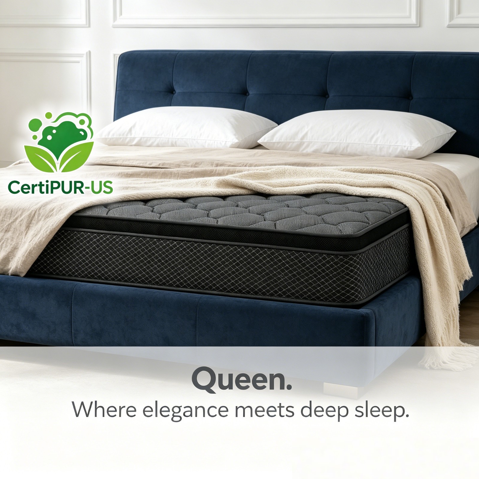 12 inch Gel Memory Foam Mattress Hybrid Pocket Spring Queen Rolled Bed In A Box gallery