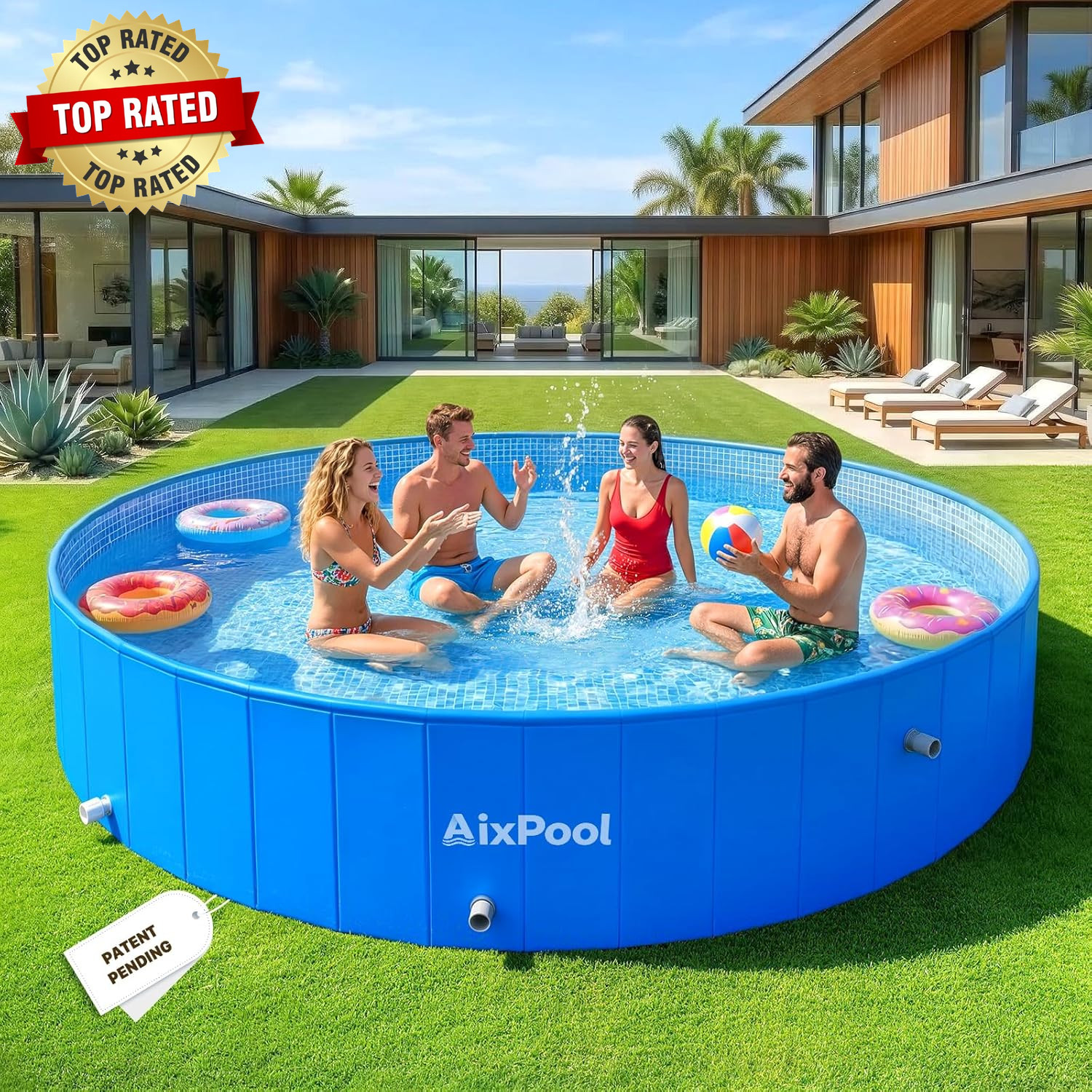 2026 Large Foldable Pool,Non-Inflatable Pool for Adult,Foldable Swimming Pool,Pl gallery