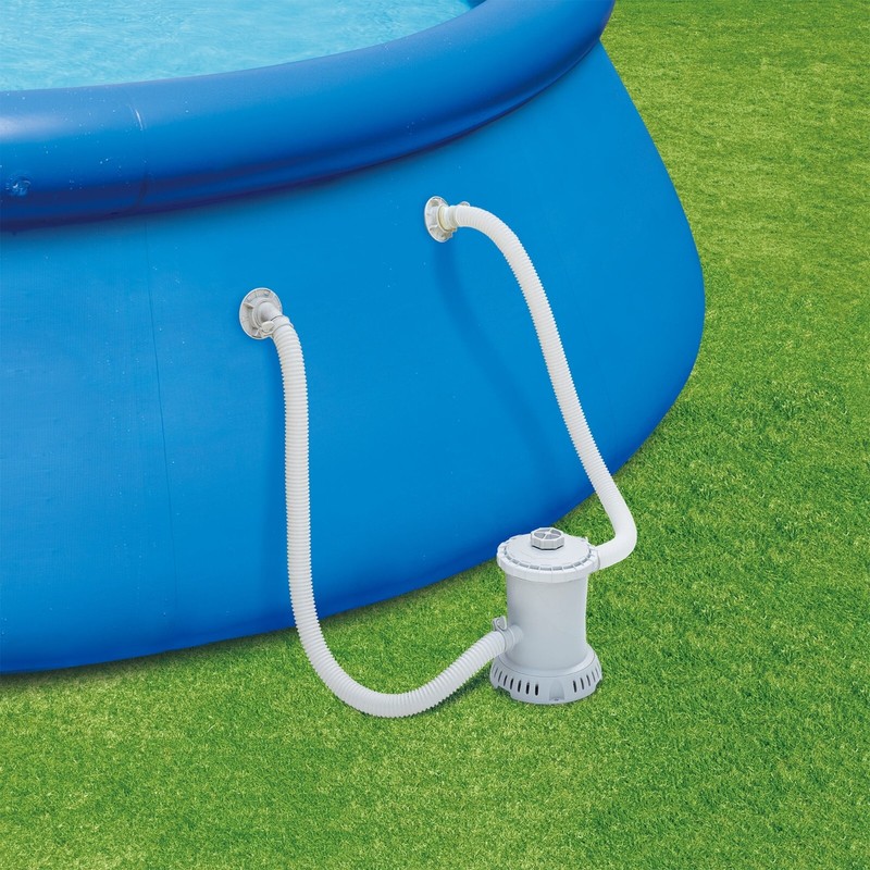 SUMMER WAVES 12 FT QUICK SET RING ROUND ABOVE GROUND SWIMMING POOL *DM gallery